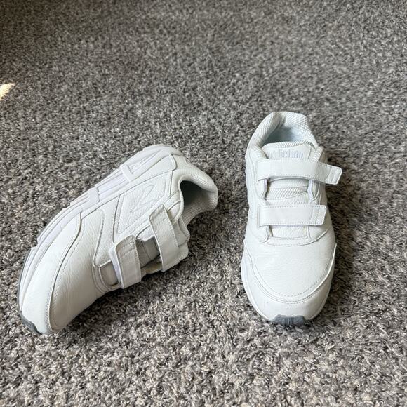 Brooks Addiction Walker V-Strap White Leather Shoes Men's - Main Image